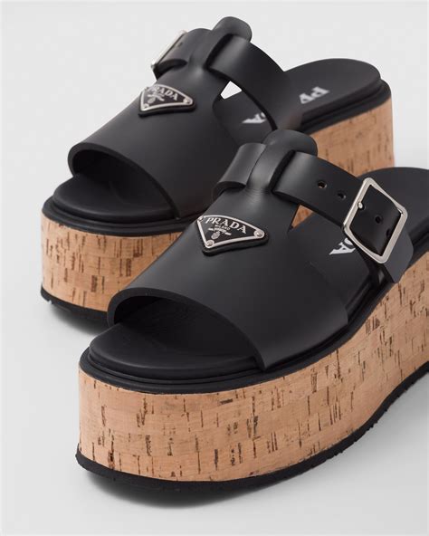 prada platfom sandal|sandal Prada original.